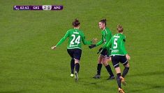 GKS Górnik Łęczna – Apollon Ladies FC (fot. TVP)