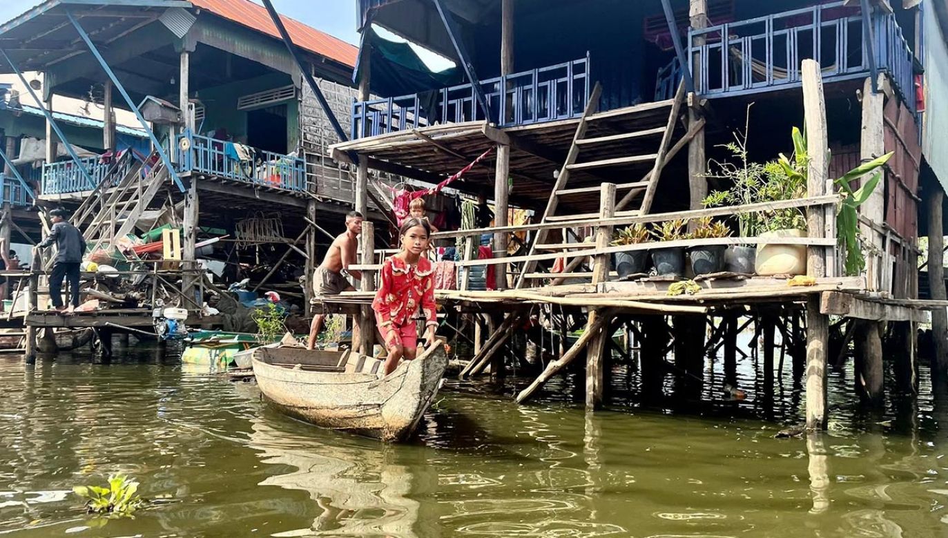 Życie mieszkańców Kampong Phluk toczy się na wodzie (fot. Agnieszka Wasztyl)