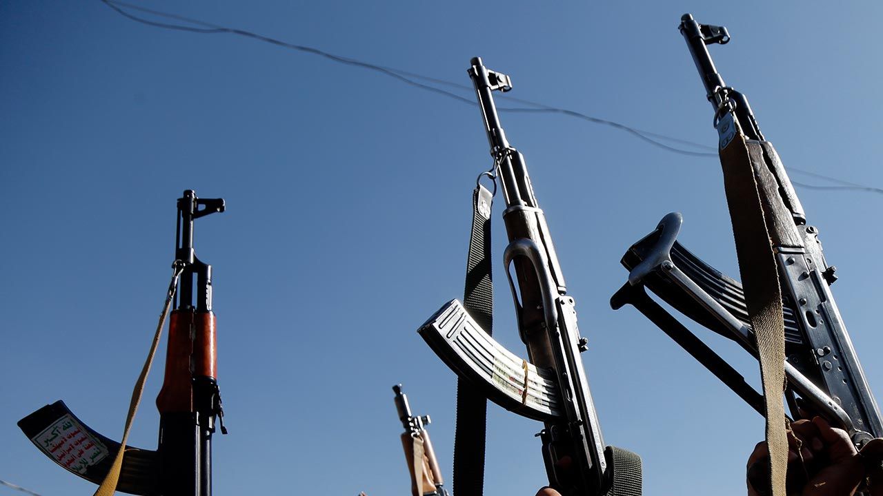 Wcześniej na Morzu Arabskim tankowiec został porwany przez drona (fot. Mohammed Hamoud/Getty Images) Wcześniej na Morzu Arabskim tankowiec został porwany przez drona (fot. Mohammed Hamoud/Getty Images)