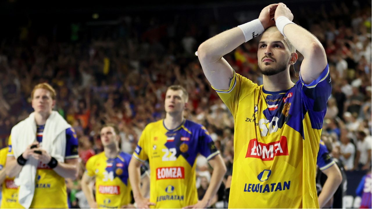 Pilkarze ręczni Łomży Vive Kielce przegrali w finale Ligi Mistrzów (fot. Getty)