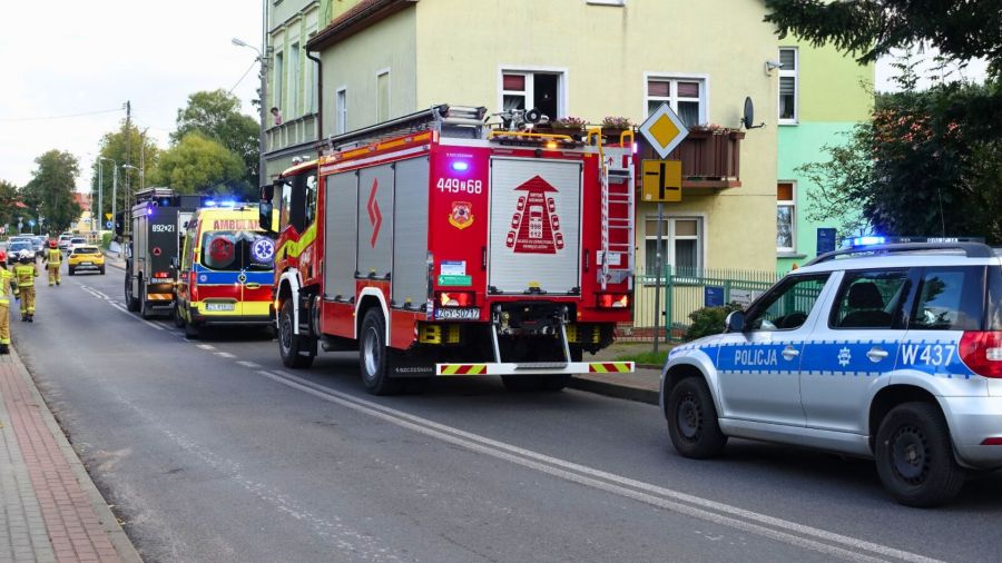 Kolizja w Trzebiatowie. Potrącony 11-latek