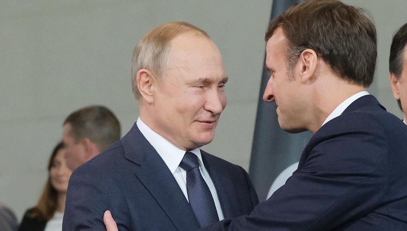 Macron: prezydent Putin zawsze o tym mówił (fot. Sean Gallup/Getty Images)