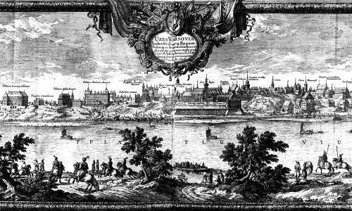 Warszawa w 1656 roku. Fot. Wikimedia