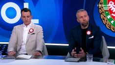 Jakub Wawrzyniak (z prawej) (fot. TVP SPORT)