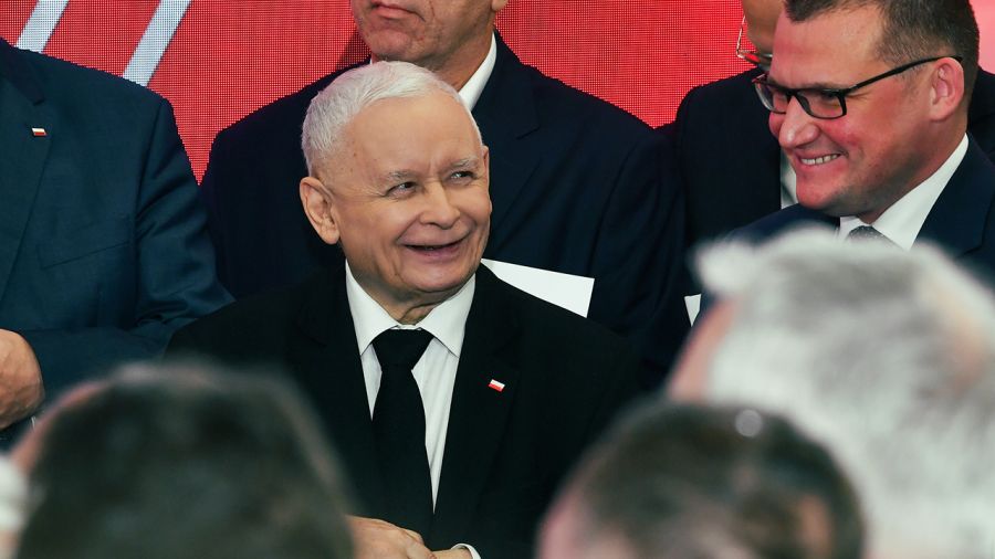 Jarosław Kaczyński (fot. Lukasz Dejnarowicz / Forum)