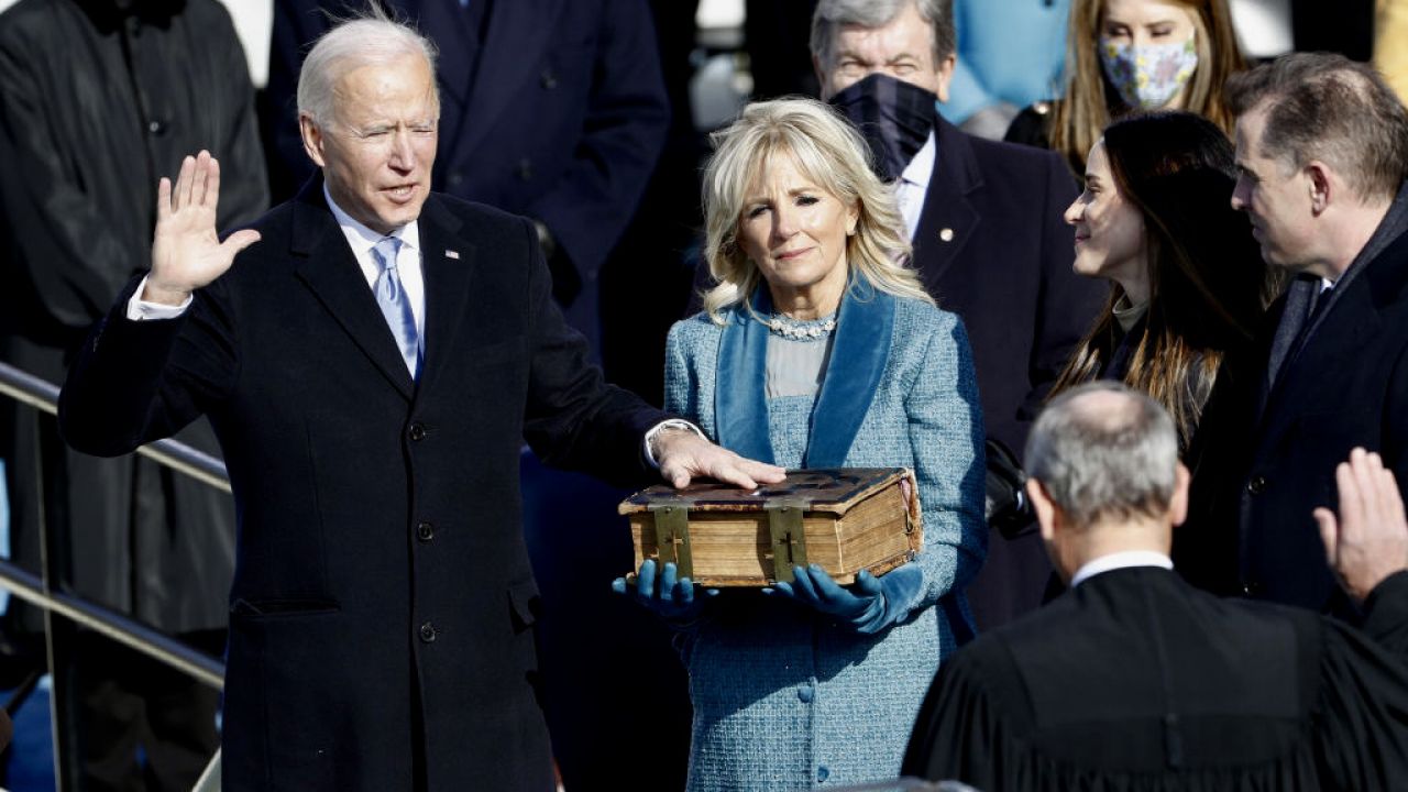 Joe Biden został zaprzysiężony na prezydenta USA (fot. Daniel Acker/Bloomberg/Getty Images Joe Biden został zaprzysiężony na prezydenta USA (fot. Daniel Acker/Bloomberg/Getty Images