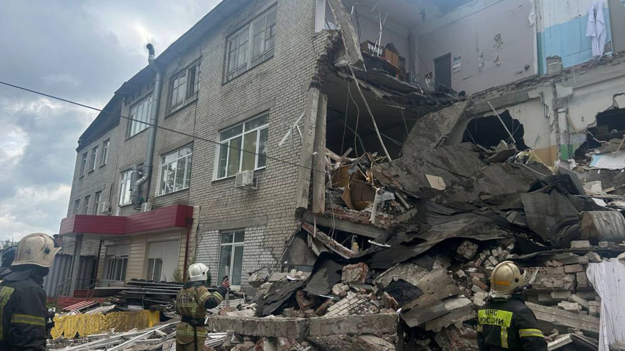 W Rosji zawalił się biurowiec. Akcja ratunkowa pod gruzami