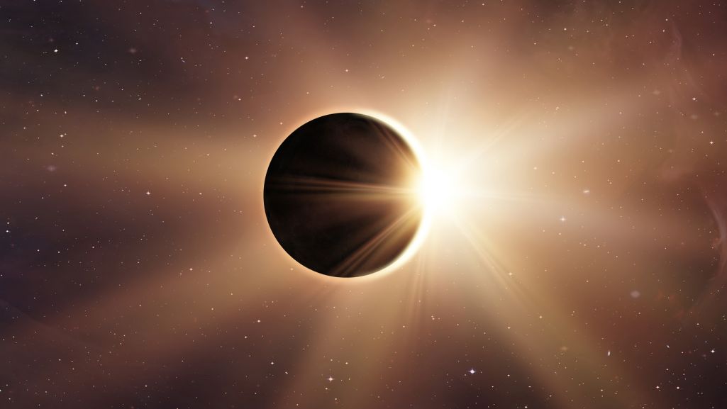 Zaćmienie Słońca to zjawisko astronomiczne powstające, gdy Księżyc znajdzie się pomiędzy Słońcem a Ziemią i tym samym przysłoni światło słoneczne. Fot. muratart/Shutterstock