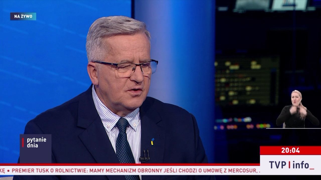 „Pytanie dnia”: Bronisław Komorowski