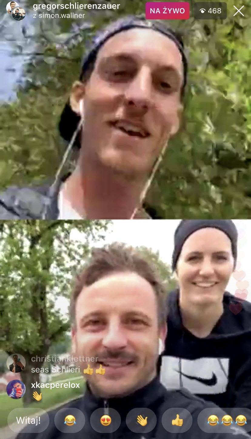 Gregor Schlierenzauer połączył się z Simonem Wallnerem (Fot. Instagram)