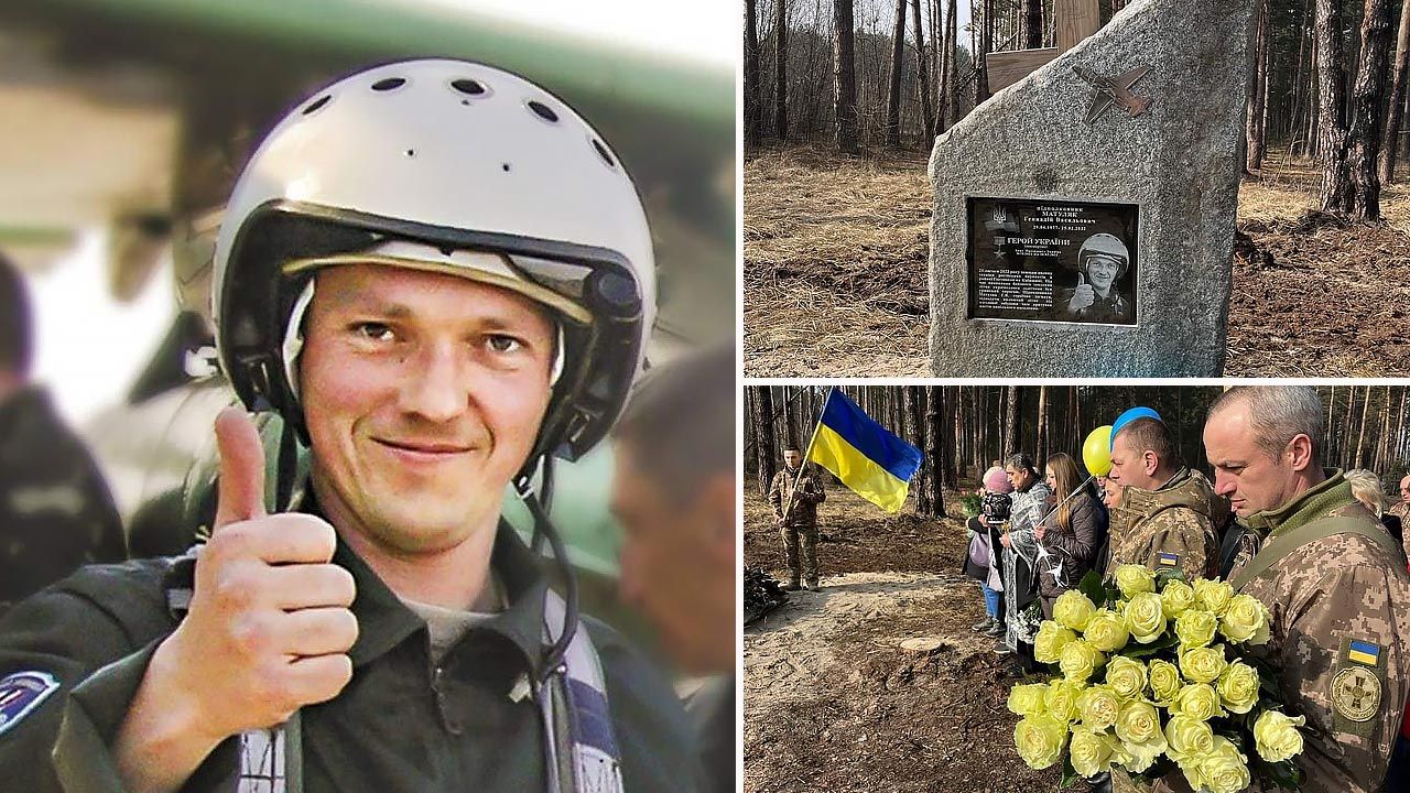 Russia’s war with Ukraine.  The hero pilot died to prevent his plane from crashing into the countryside