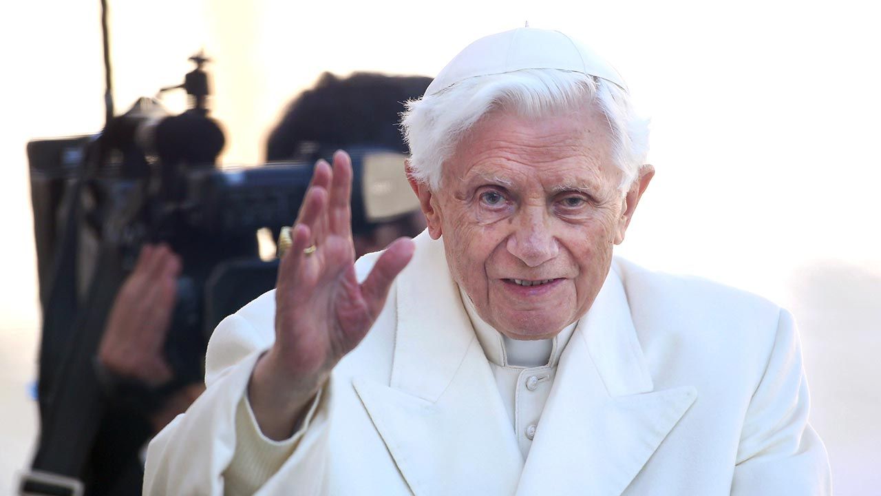 Papież senior Benedykt XVI (fot.  Franco Origlia/Getty Images)