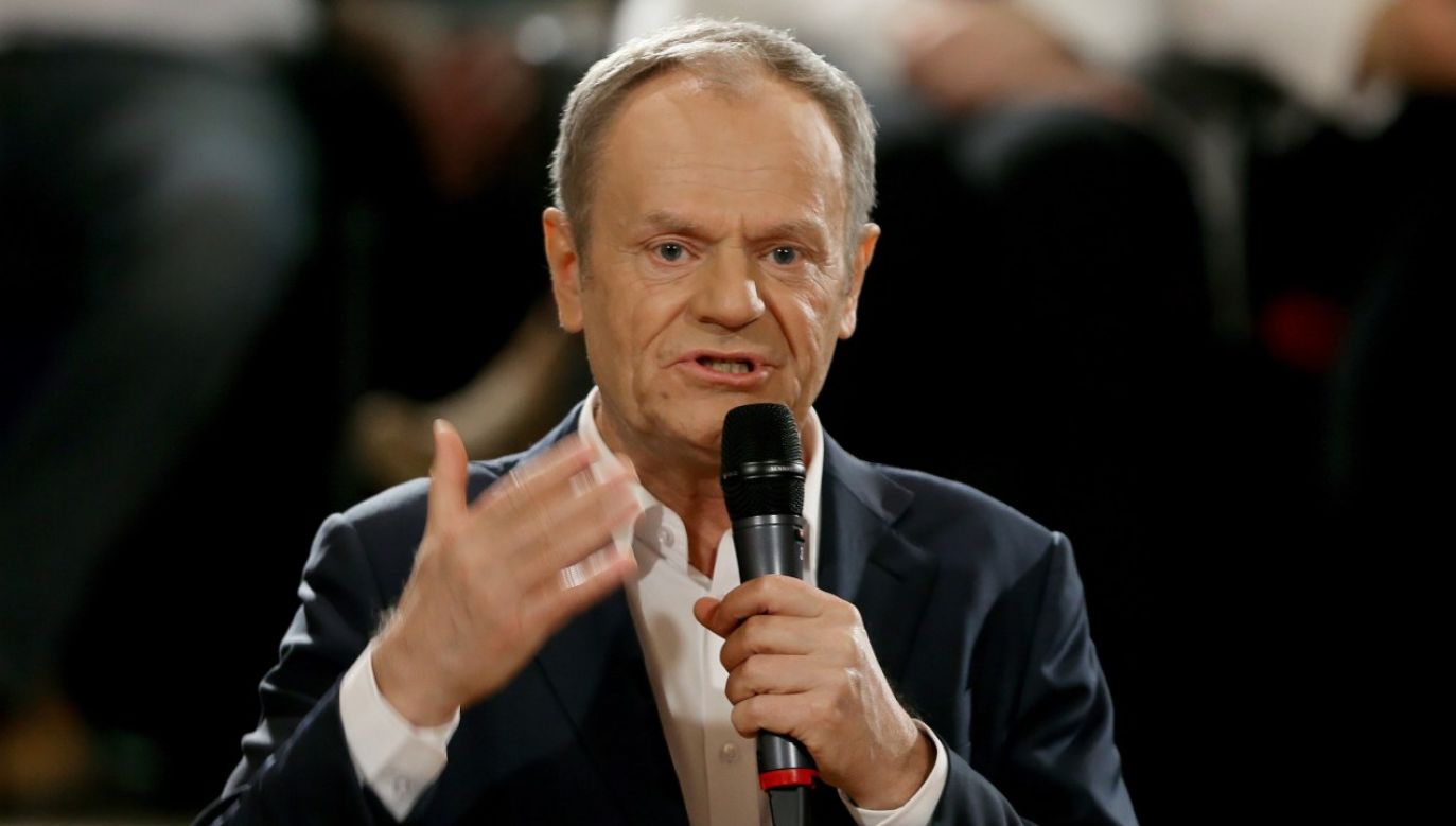 Lider PO Donald Tusk (fot. PAP/Zbigniew Meissner)