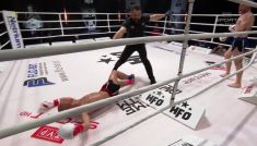 HFO: Obroślak znokautował Syca (fot. TVP)