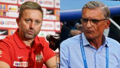 Jerzy Brzęczek i Adam Nawałka (fot. PAP)