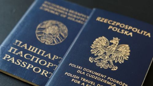 Пашпарт Рэспублікі Беларусь і польскі падарожны дакумент