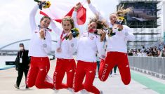Anna Puławska, Karolina Naja, Helena Wiśniewska, Justyna Iskrzycka (fot. PAP)