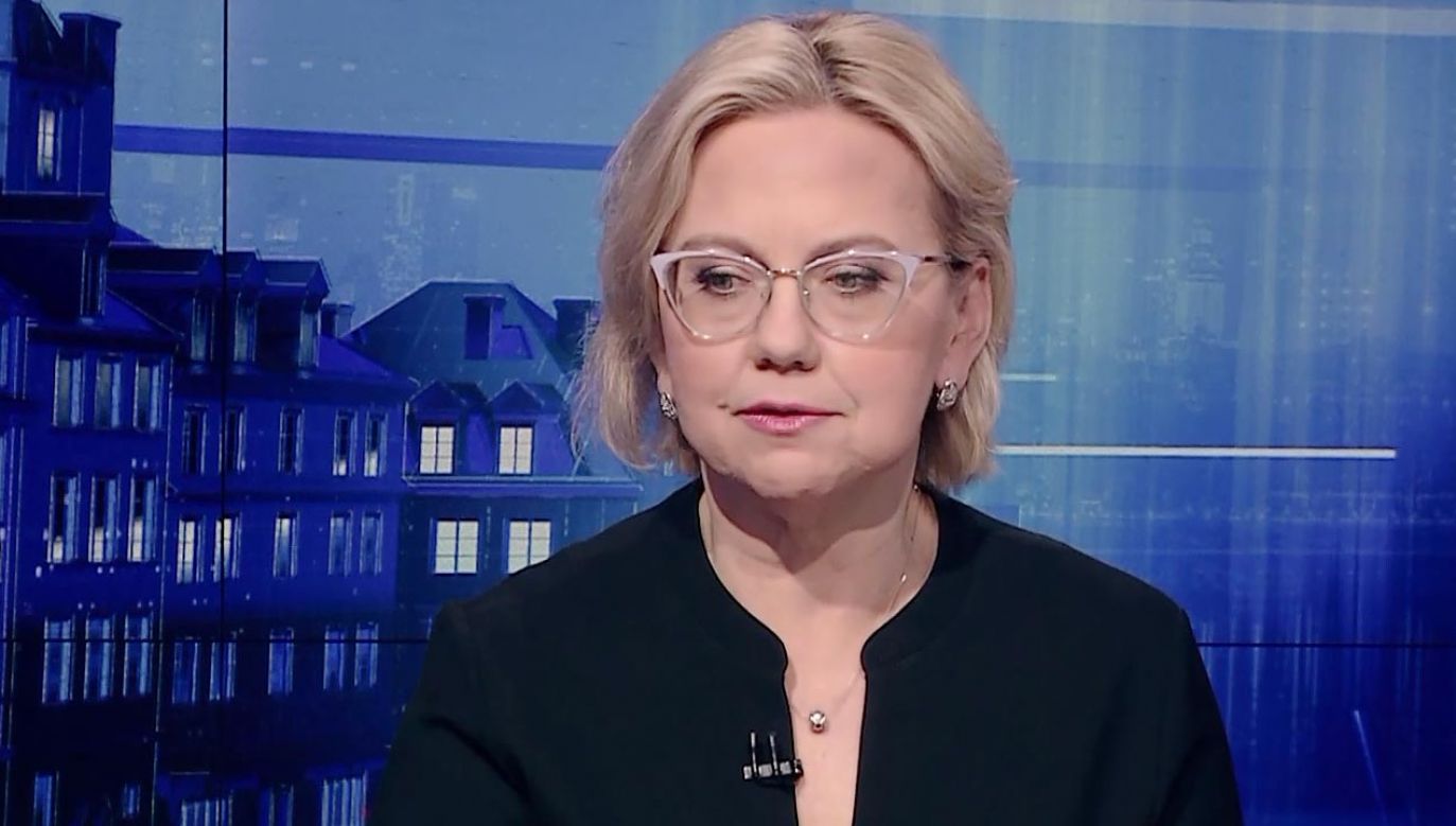 Minister Anna Moskwa (fot. TVP Info)