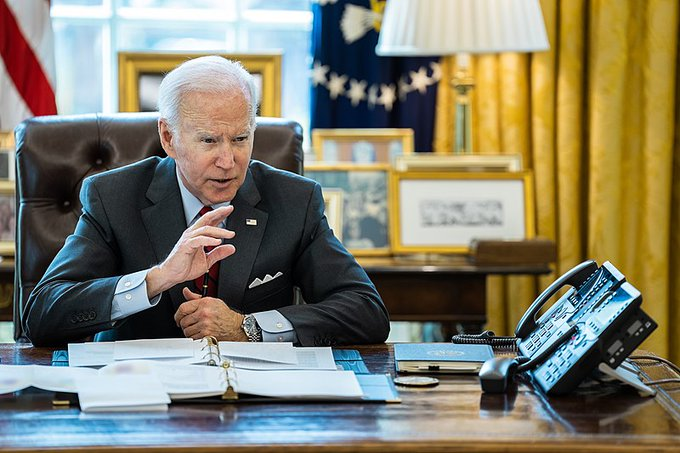 Прэзідэнт ЗША Джо Байдэн. (Фота: Flickr / The White House)