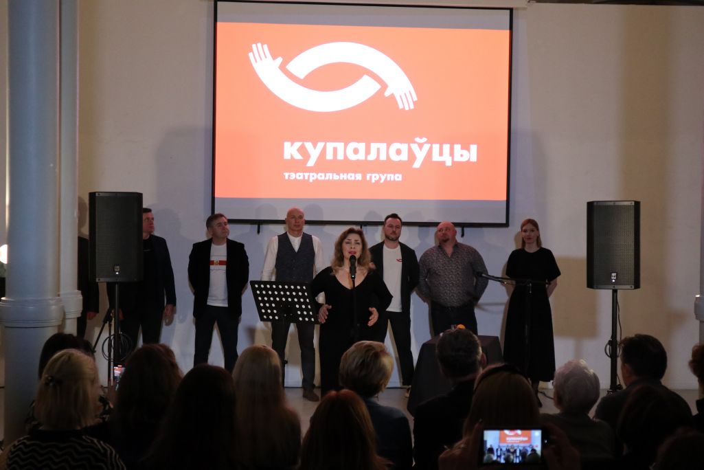 Купалаўцы на Сусветным дні тэатру. Варшава. Сакавік. 2023. (Фота: Раман Шавель)