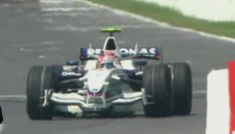 Robert Kubica w galerii sław Saubera (fot. TVP)