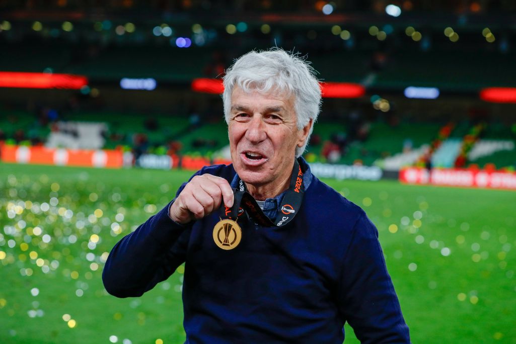 Галоўны трэнер «Аталянты» Джан-Пʼера Гаспэрыні. (Фота: Yannis Halas / imago sport / Forum)