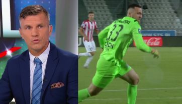 Kiks Karola Szymańskiego. Analizuje Robert Podoliński (fot. TVP)