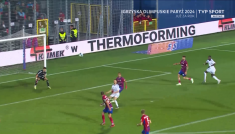 Raków Częstochowa – Karabach (fot. TVP SPORT)