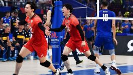 Japonia pokonała Włochy w meczu o 3. miejsce Ligi Narodów (fot. PAP/Adam Warżawa)