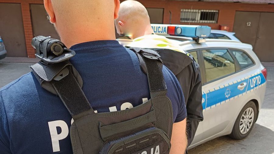 Września, 33-latek potrącił 82-latkę, policja (fot. KPP Września)