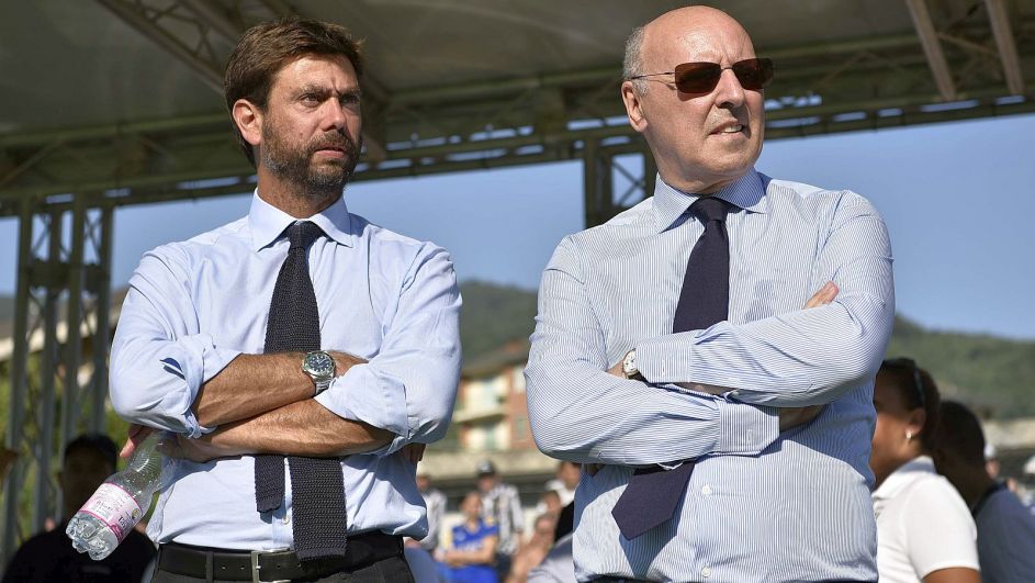 Anndrea Agnelli (L) i Giuseppe Marotta (fot. Getty)