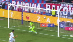 Raków Częstochowa – Karabach (fot. TVP SPORT)
