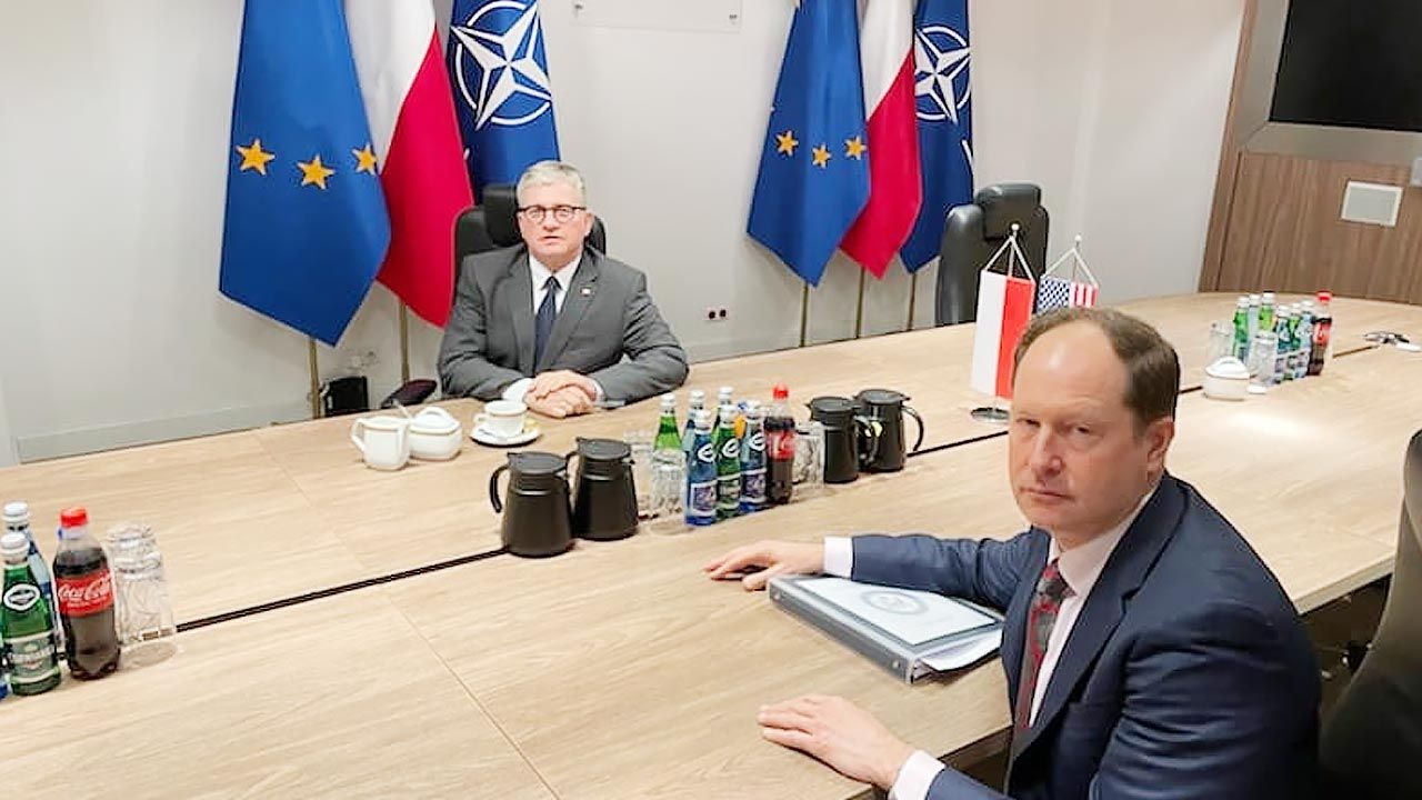 Szef BBN spotkał się z ambasadorem USA w Polsce (fot. TT/Ambasador Mark Brzezinski)