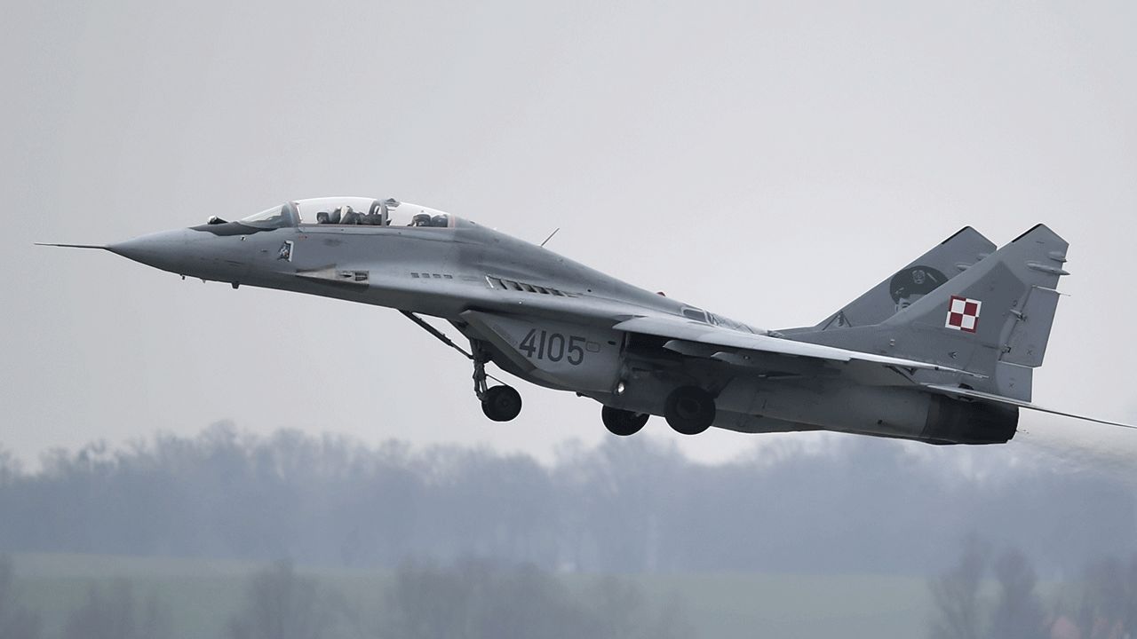 Polska zamierza przekazać Ukrainie myśliwce MIG-29 (fot. PAP/Adam Warżawa)