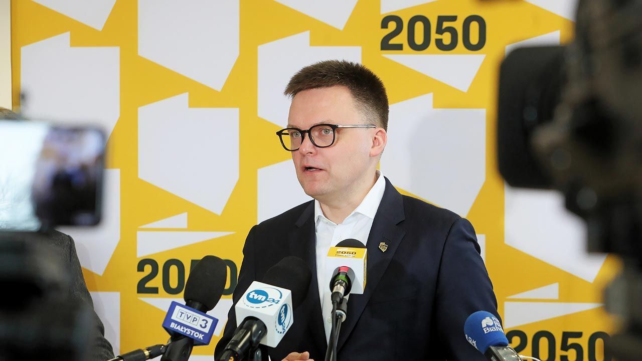 Lider Polski 2050 Szymon Hołownia (fot. PAP/Artur Reszko)