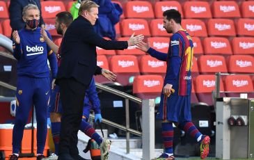 Ronald Koeman i Lionel Messi