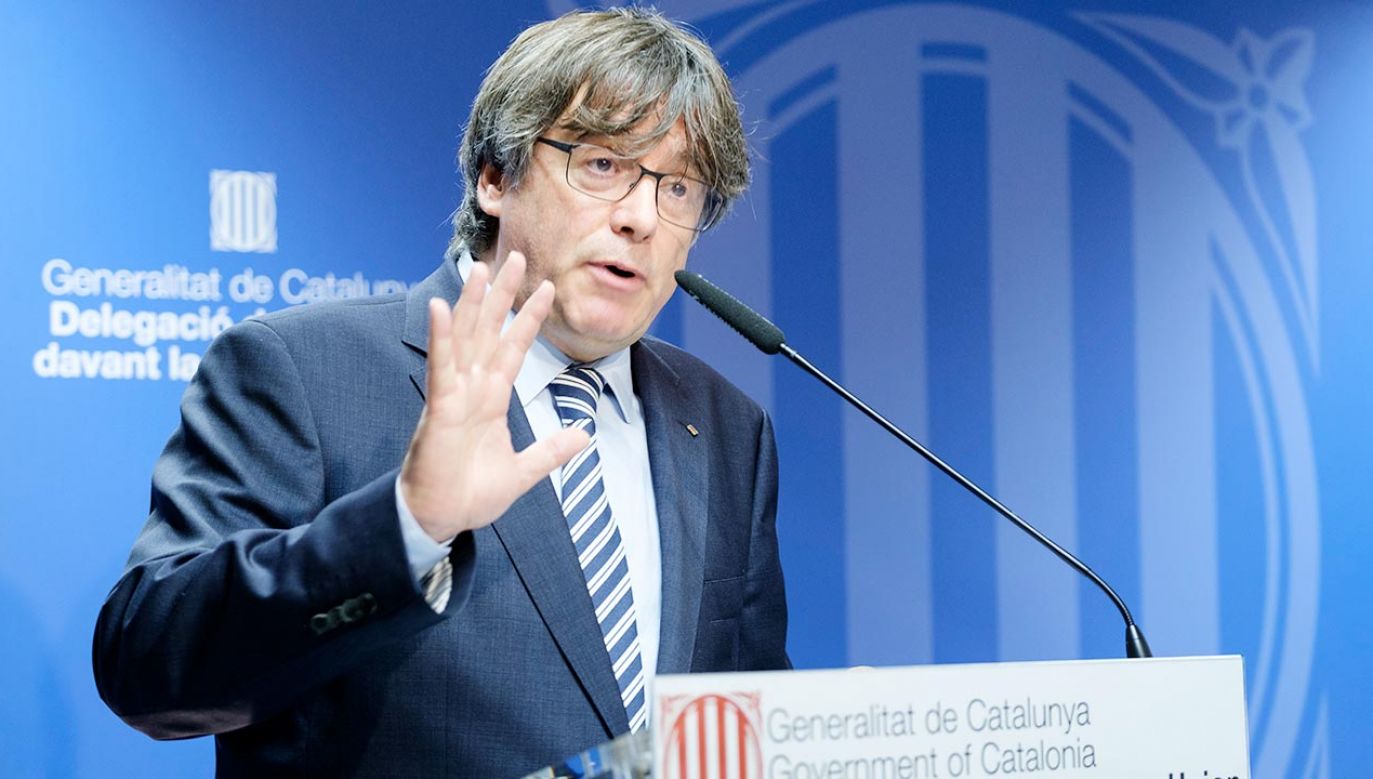 Były szef katalońskiego rządu regionalnego Carles Puigdemont (fot. Thierry Monasse/Getty Images)