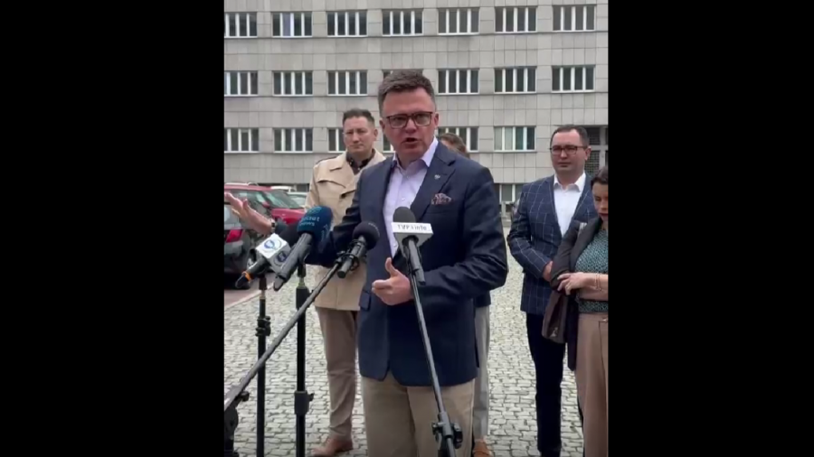 Ostra kampania w Katowicach. Hołownia nie przebierał w słowach!  Fot. TVP3 Katowice