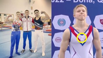 Iwan Kuliak w skandaliczny sposób prowokował reprezentanta Ukrainy (Fot. Instagram/Twitter) Iwan Kuliak w skandaliczny sposób prowokował reprezentanta Ukrainy (Fot. Instagram/Twitter)