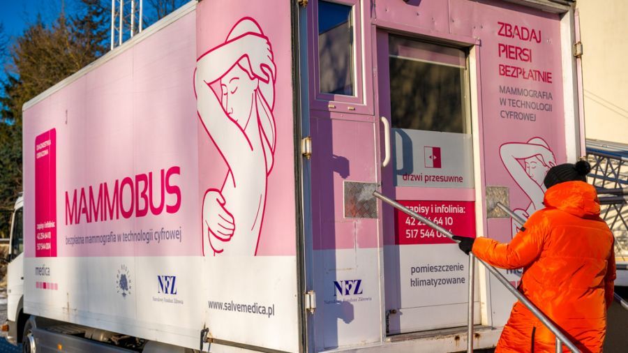 Mammobus rusza w podróż po Łódzkiem. Gdzie i kiedy będzie można się zbadać?/Fot. TVP3 Łódź 
