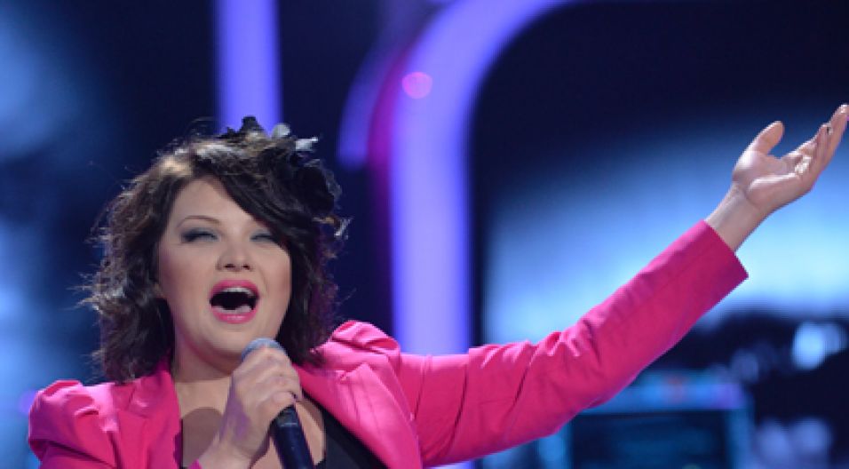 Marta Podulka wykonała piosenkę „Dobranoc panowie” (fot. I. Sobieszczuk/TVP)