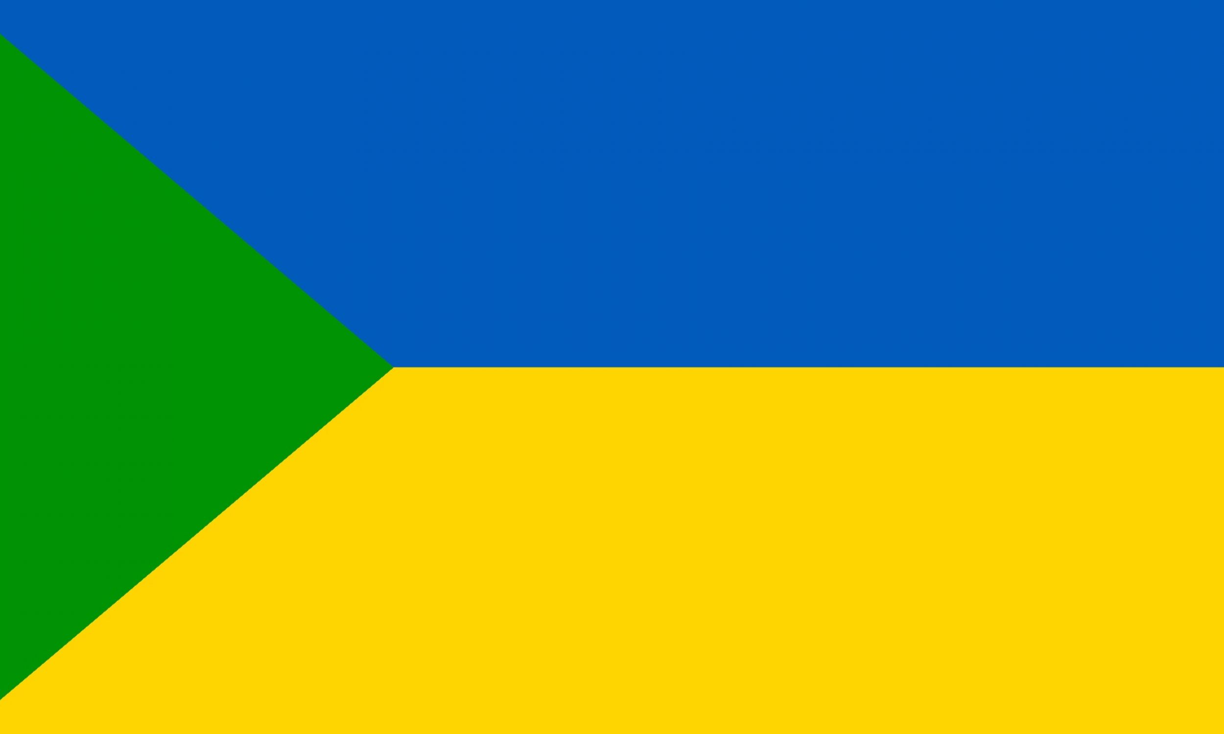 Flaga Zielonego Klinu. Fot. Argenciy - Praca własnа, CC BY-SA 4.0, https://commons.wikimedia.org/w/index.php?curid=82145095