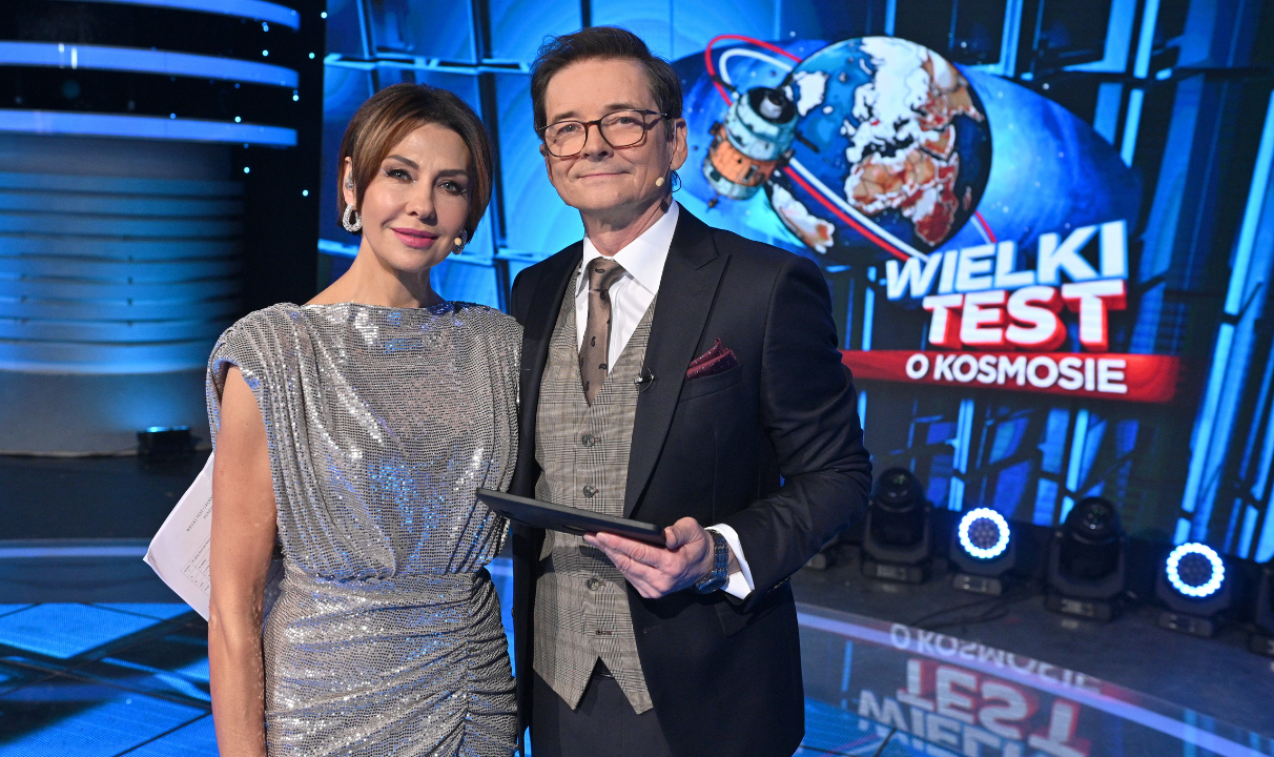 Program poprowadzili Przemysław Babiarz i Anna Popek. Fot. Jan Bogacz / TVP