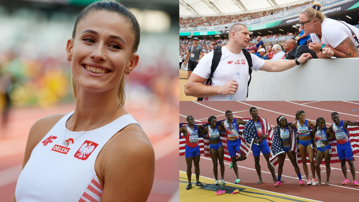 Natalia Kaczmarek, Wojciech Nowicki i... genialna reprezentacja USA (fot. PAP) Natalia Kaczmarek, Wojciech Nowicki i... genialna reprezentacja USA (fot. PAP)