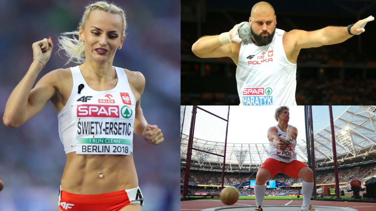 Justyna Święty-Ersetic, Michał Haratyk i Anita Włodarczyk będą jednymi z największych gwiazd Pucharu Interkontynentalnego w Ostrawie (fot. Getty)