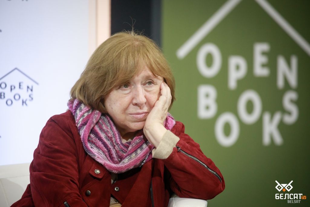Светлана Алексиевич, писательница, литературный фестиваль, Вильнюс, Литва (Фота: Белсат)