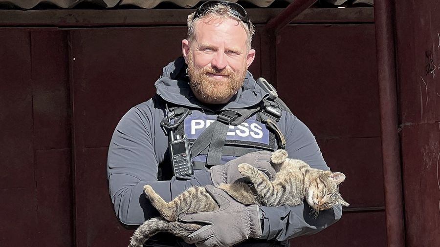 Brytyjczyk Ryan Evans z Reutera zginął w Kramatorsku (fot. HAMUDA HASSAN / Reuters / Forum)