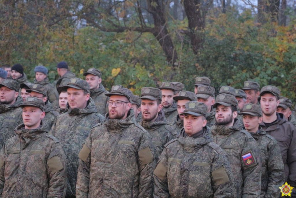 Расейскія вайскоўцы ў Беларусі. (Фота: modmilby / Telegram)