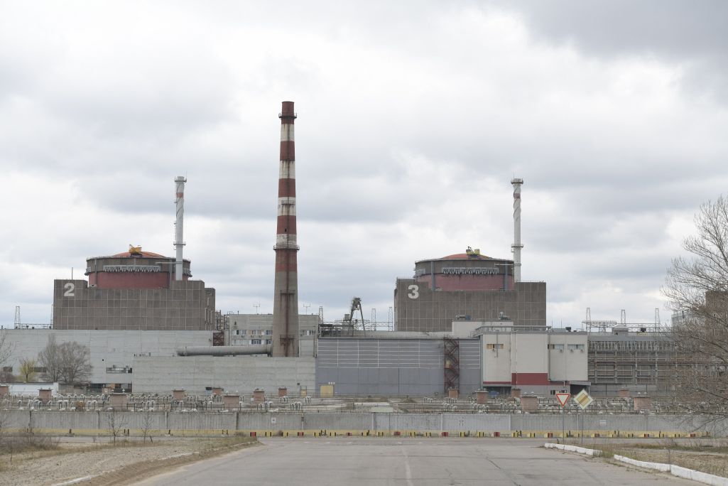 Запарожская атамная станцыя. 29 сакавіка 2023 года. (Фота: AA/ABACA / Abaca Press / Forum)