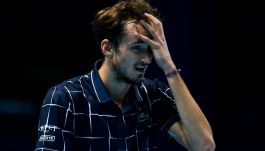 Daniił Miedwiediew musi opowiedzieć się przeciwko agresji Władimira Putina (fot. Getty).